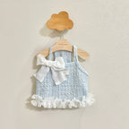 Frilly Bow Cat Dress – Summer Ruffle Edition by Catati - Blue / M - Accessories - Catati