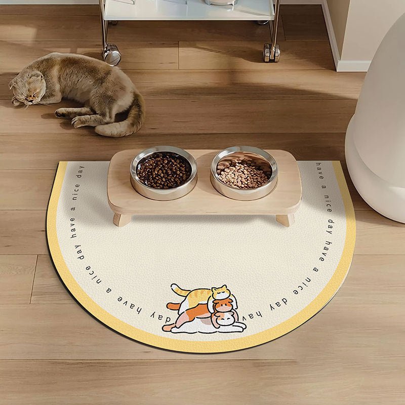 Absorbent Cat Feeding Mat - catati - nz - cat - products - online