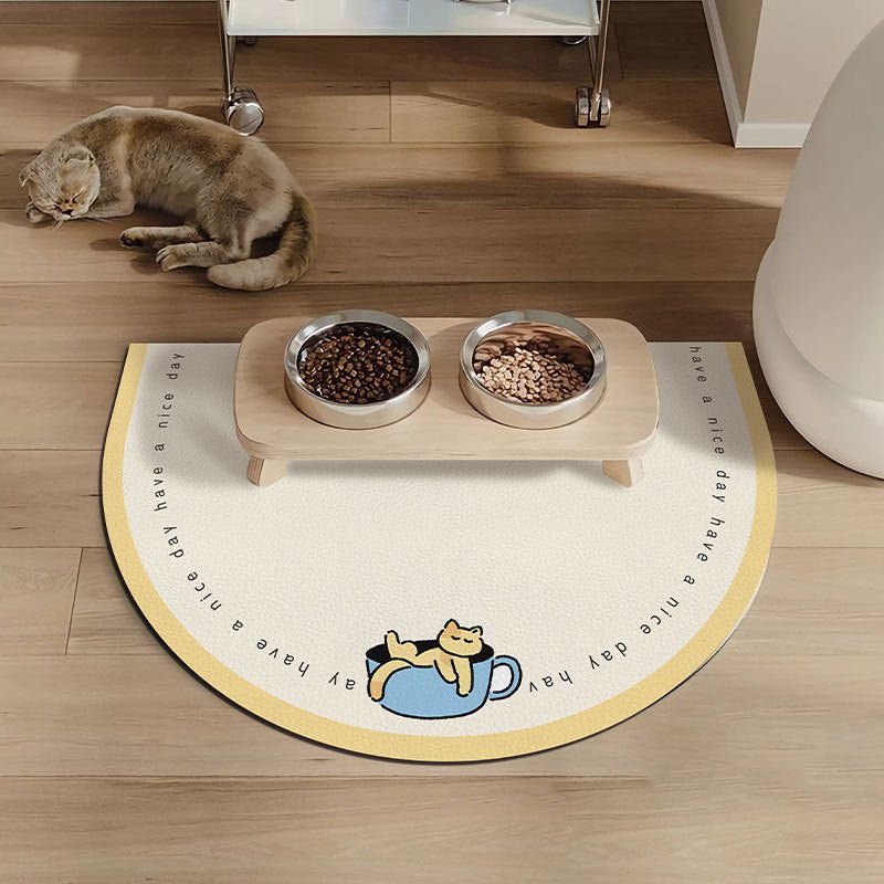 Absorbent Cat Feeding Mat - catati - nz - cat - products - online