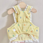 Gingham Frill Cat Dress – Yellow Dot Edition by CATATI SELECTED - L - Accessories - Catati