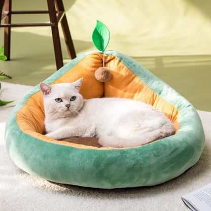 Avocado Cat Bed - catati - nz - cat - products - online