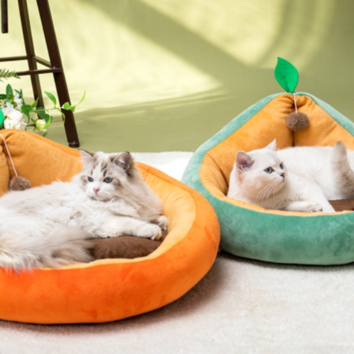 Avocado Cat Bed - catati - nz - cat - products - online