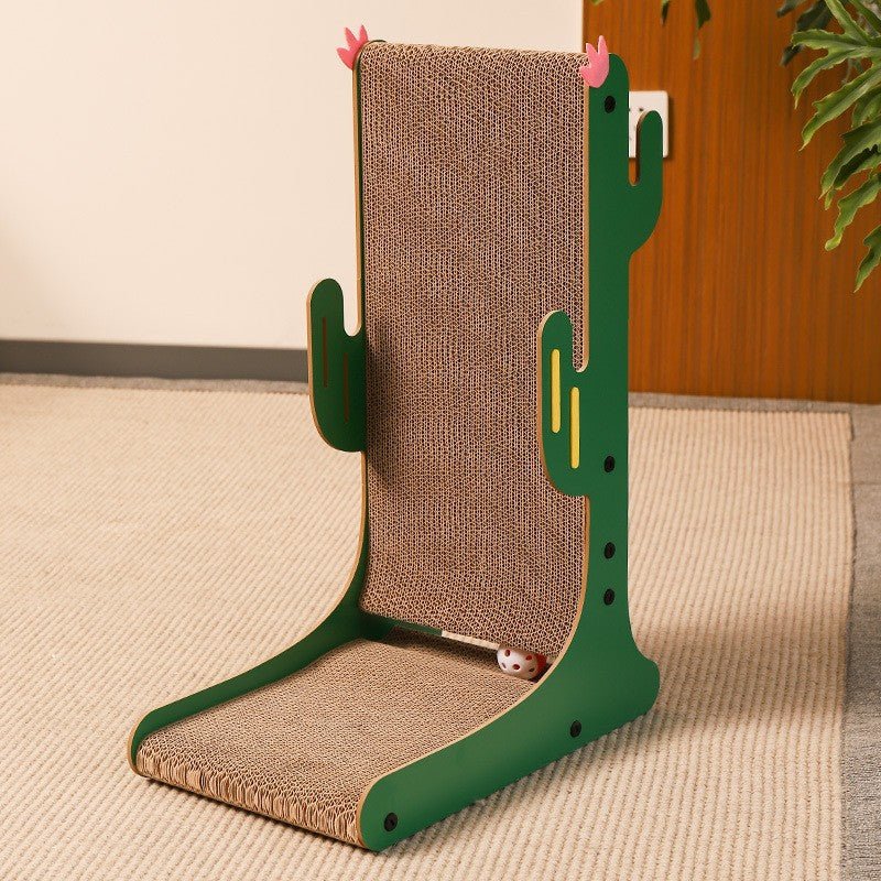 Cactus L Shape Cat Scratching Board - catati - nz - cat - products - online