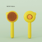 Cat Grooming Brush with Fur Remover by CATATI SELECTED - Yellow - Grooming - Catati