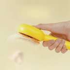 Cat Grooming Brush with Fur Remover by CATATI SELECTED - Yellow - Grooming - Catati