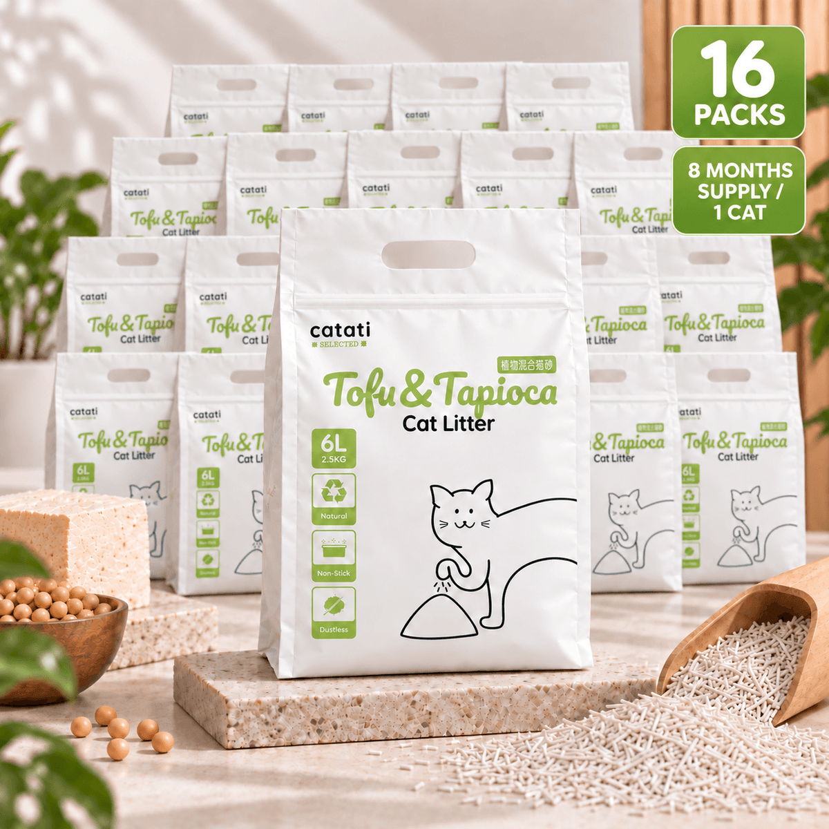 Tofu & Tapioca Cat Litter