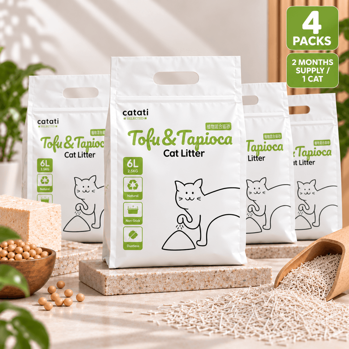 Tofu & Tapioca Cat Litter