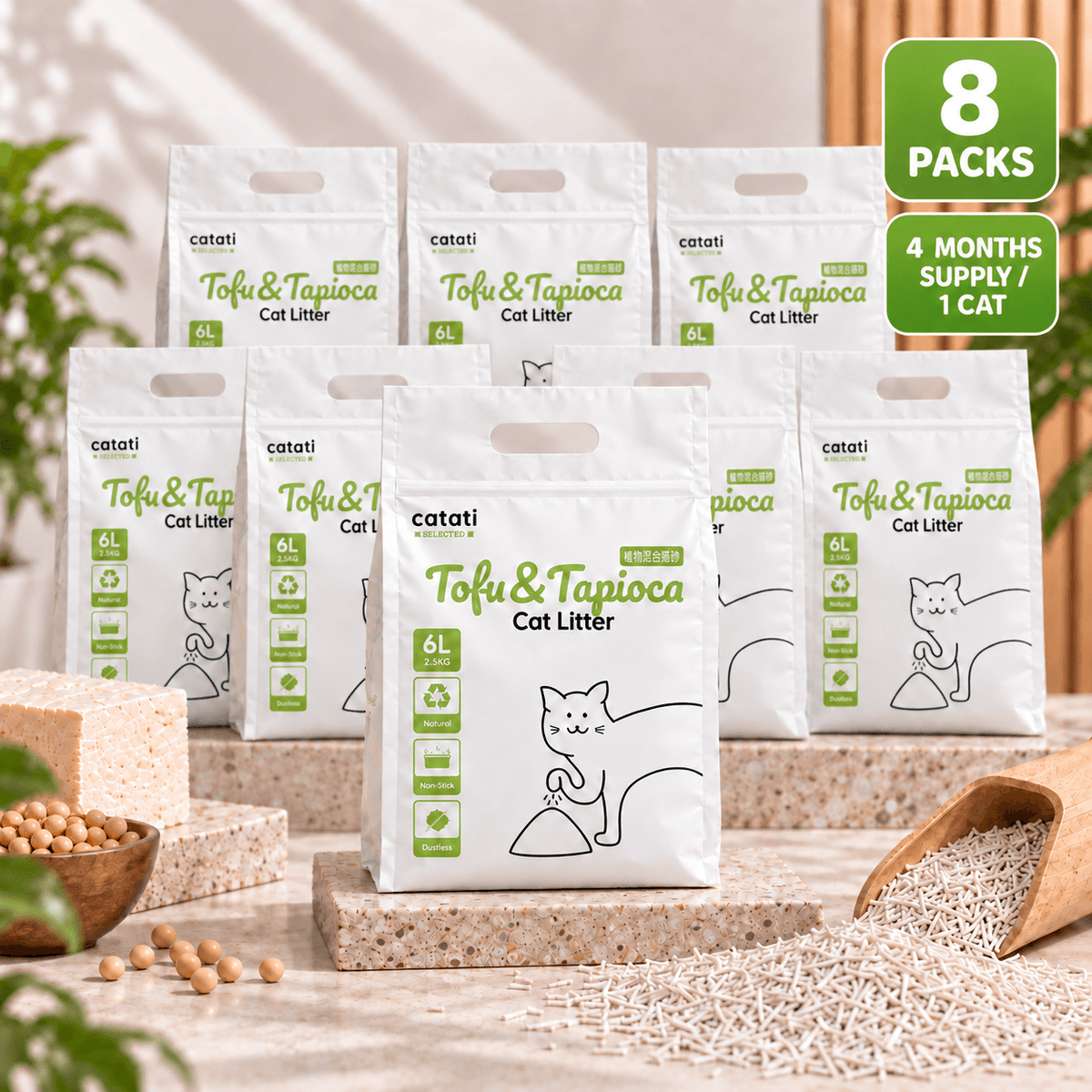 Tofu & Tapioca Cat Litter