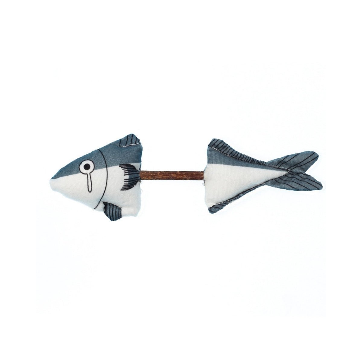 Catnip & Silvervine Fish Chew Cat Toy - catati - nz - cat - products - online