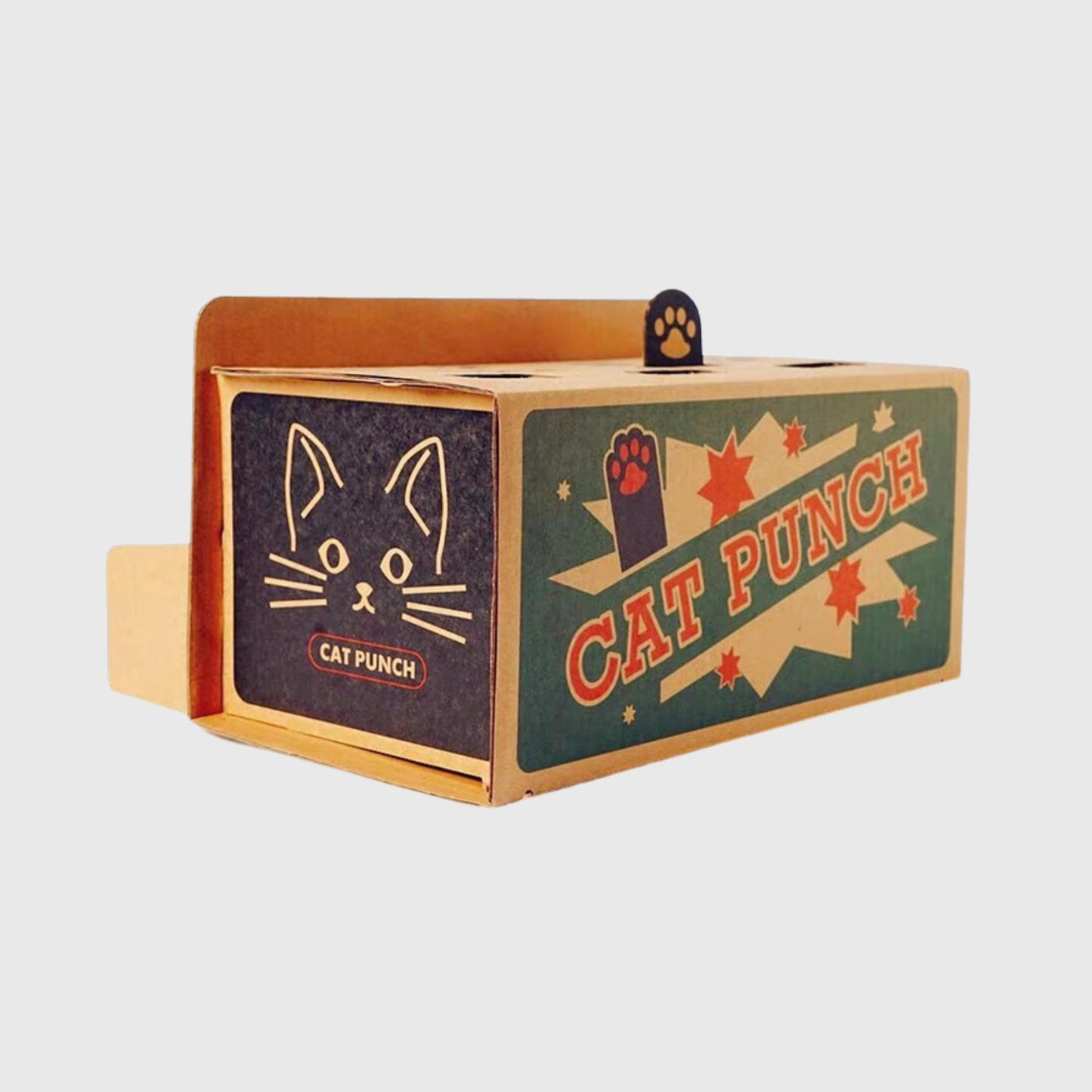 CatPunch Interactive Cardboard Cat Toy - catati - nz - cat - products - online