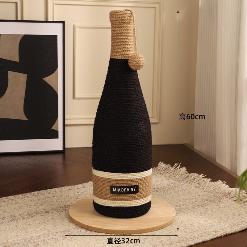 Champagne Bottle Cat Scratching Post by CATATI SELECTED - Default Title - Furniture - Catati