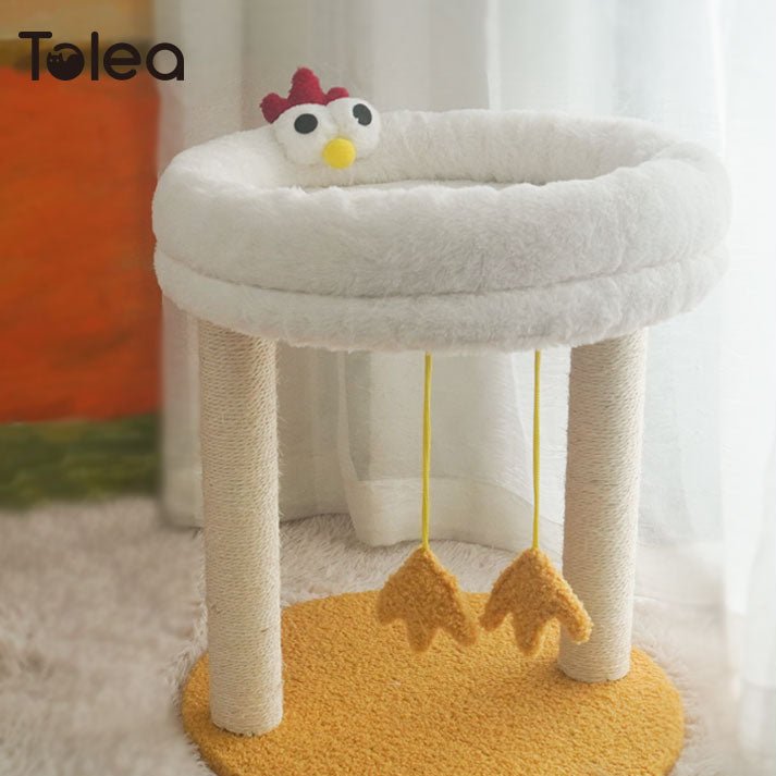 "Chicky" Cat Bed & Scratching Post by TOLEA - Default Title - Furniture - Catati