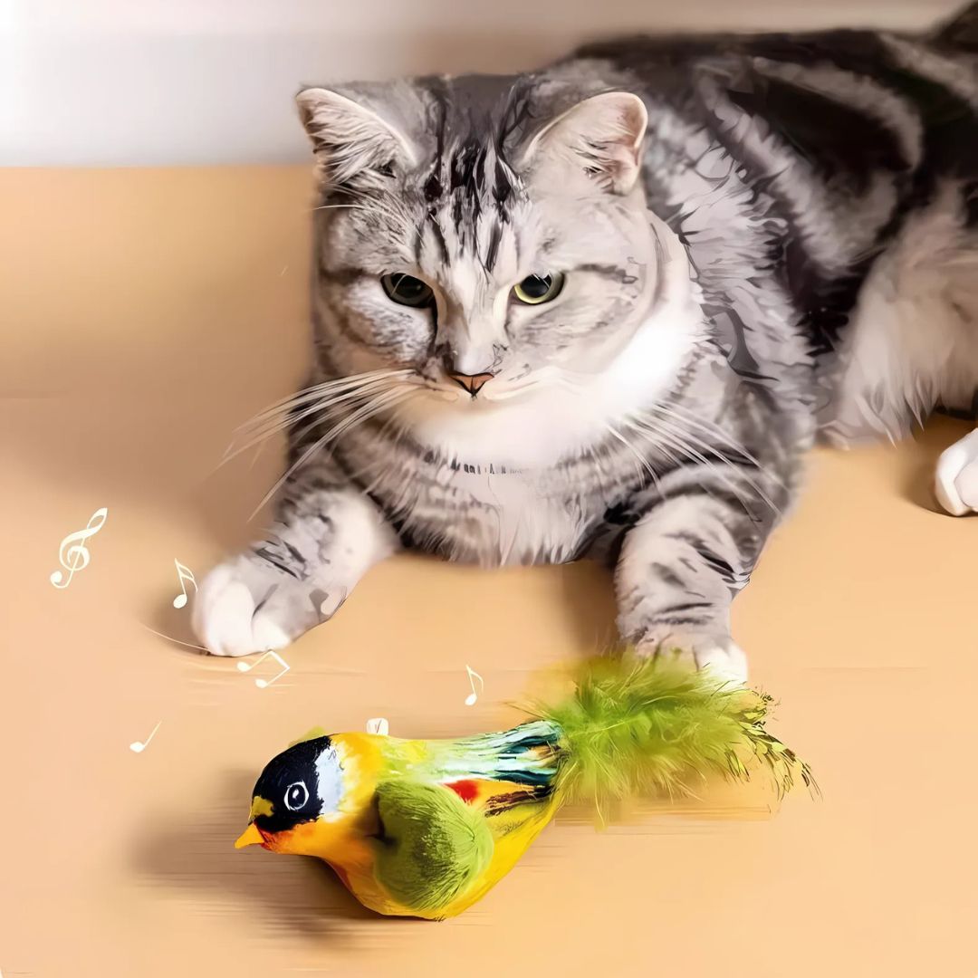 Chirpy Sparrow Cat Toy by CATATI SELECTED - Brown - Toy - Catati