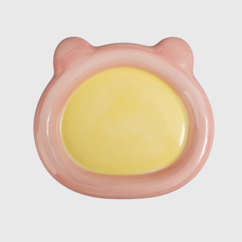 Cute Ceramic Cat Food Bowl - catati - nz - cat - products - online