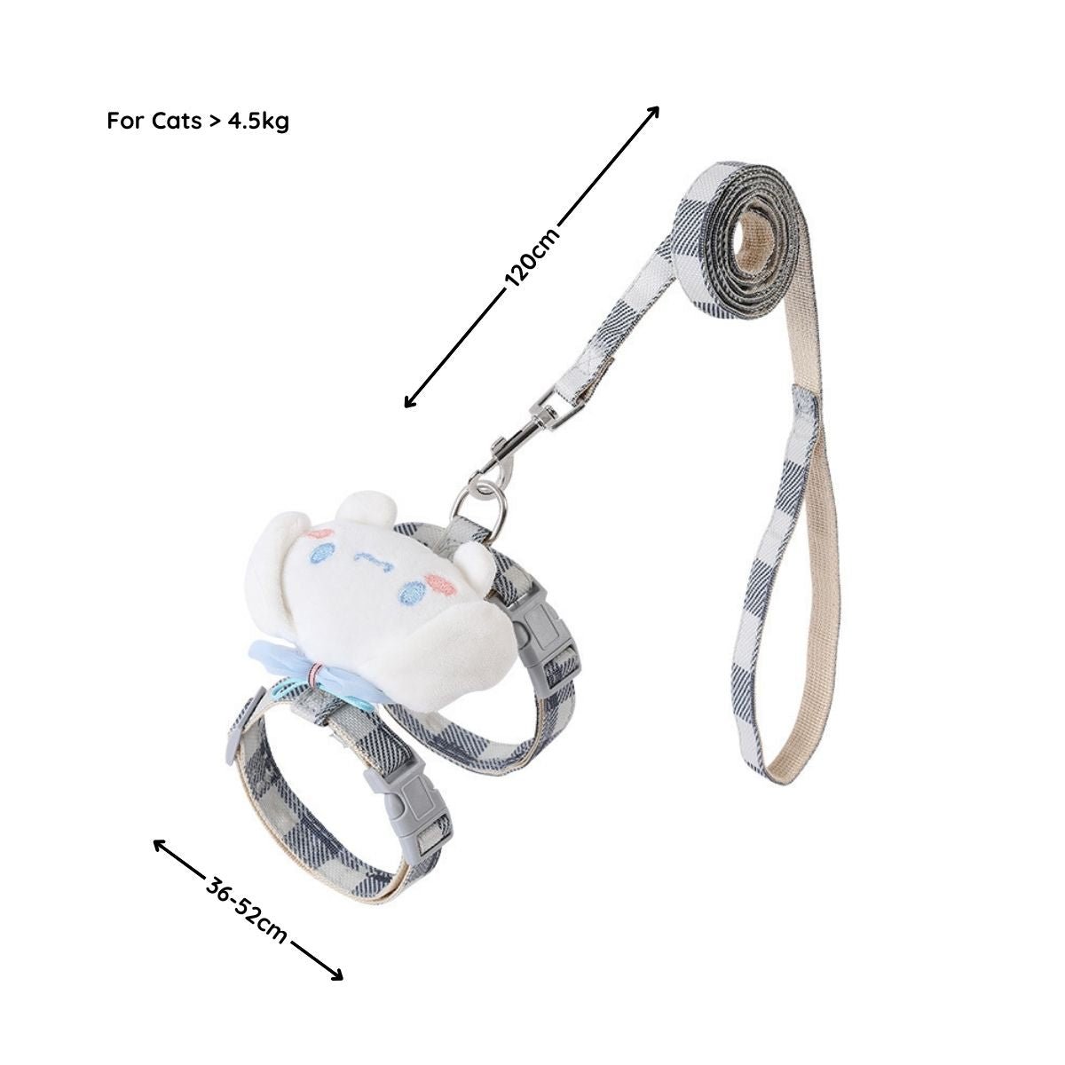 Cutie Cat Harness & Leash Set - catati - nz - cat - products - online