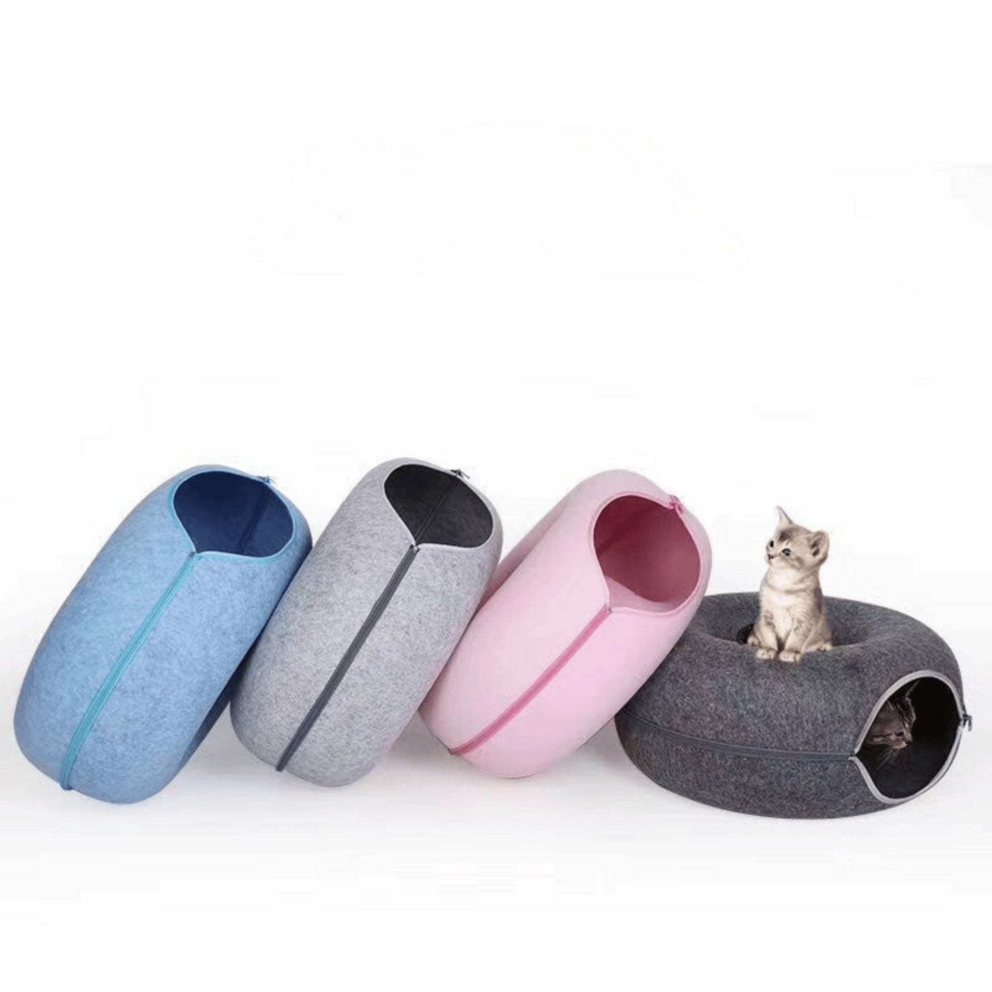 Doughnut Tunnel Cat Cave - catati - nz - cat - products - online