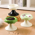 Elevated Donut Ceramic Cat Bowl by CATATI SELECTED - Pink - Feeder - Catati