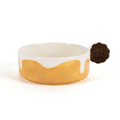 Ergonomic Tilted Cat Bowl - catati - nz - cat - products - online