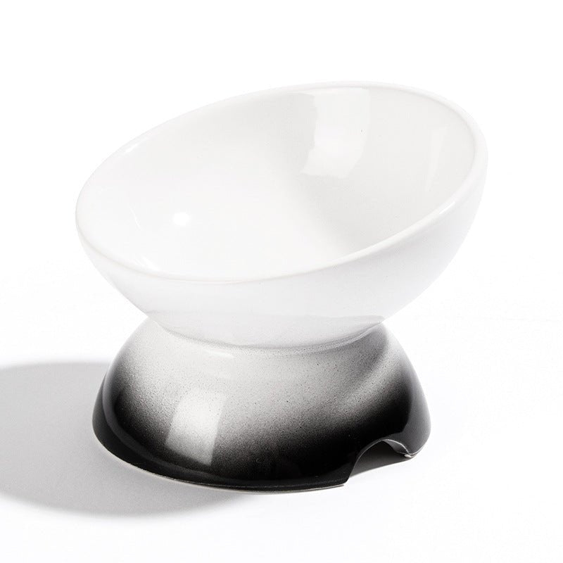 Ergonomic Tilted Cat Bowl - catati - nz - cat - products - online