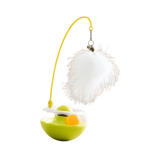 Feather Tumbler Cat Toy by CATATI SELECTED - Green - Toy - Catati