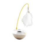 Feather Tumbler Cat Toy by CATATI SELECTED - White - Toy - Catati