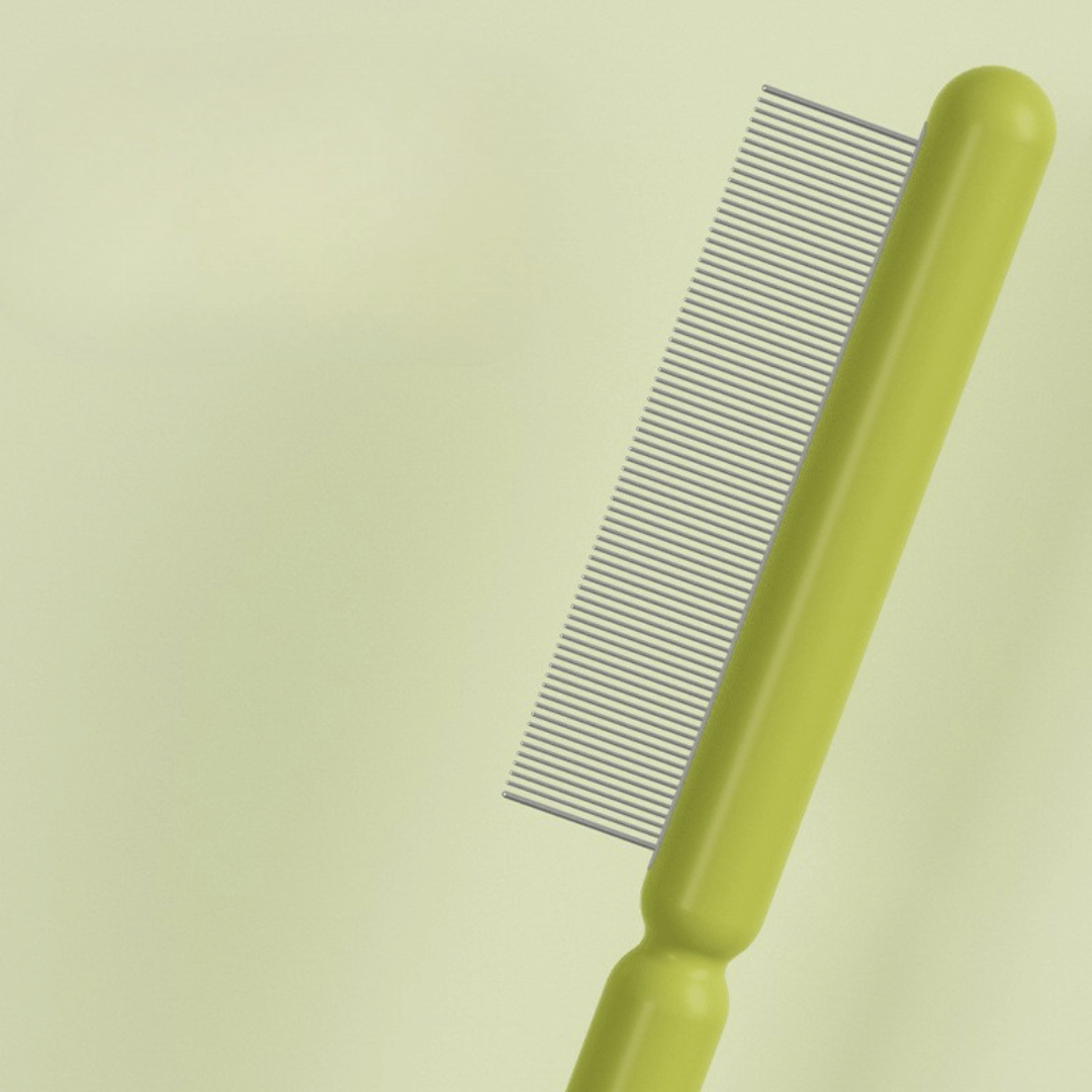 Fine-Tooth Cat Grooming Comb for Shedding by CATATI SELECTED - Green - Grooming - Catati