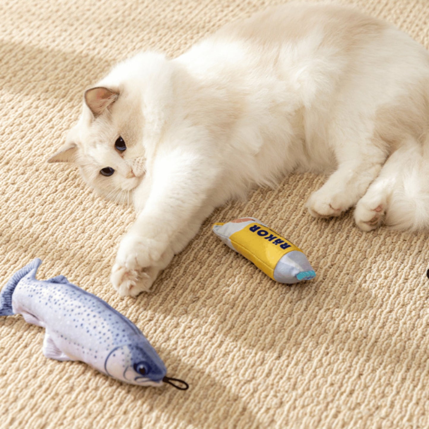 Fish Stir Fry Cat Toy - catati - nz - cat - products - online