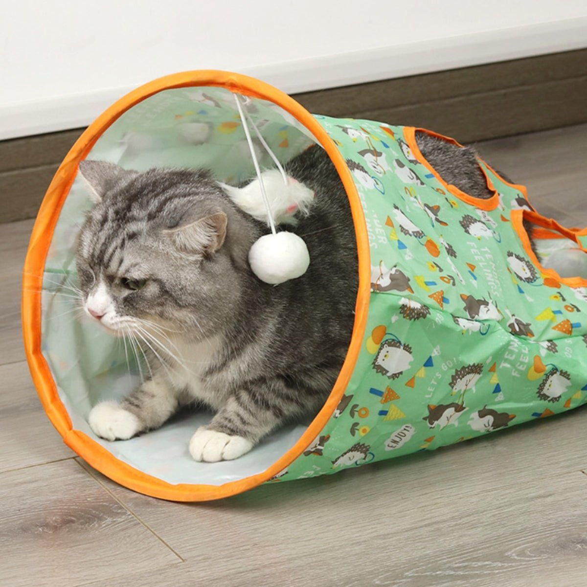 Foldable Pocket Cat Tunnel - catati - nz - cat - products - online