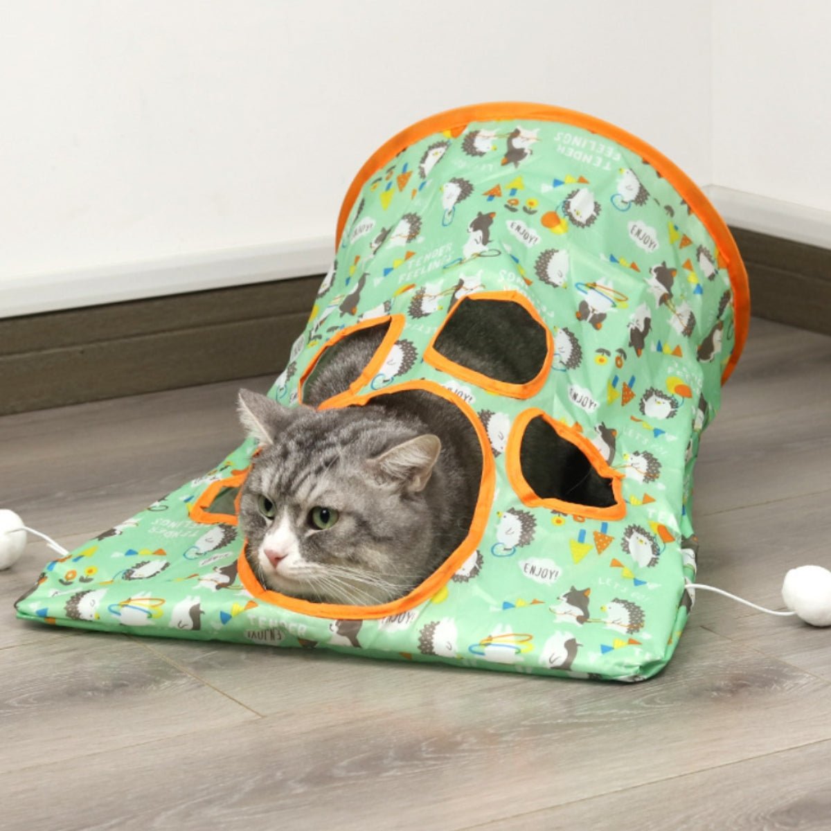 Foldable Pocket Cat Tunnel - catati - nz - cat - products - online