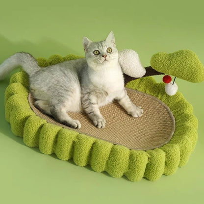 Fortune Tree Cat Scratching Bed - catati - nz - cat - products - online