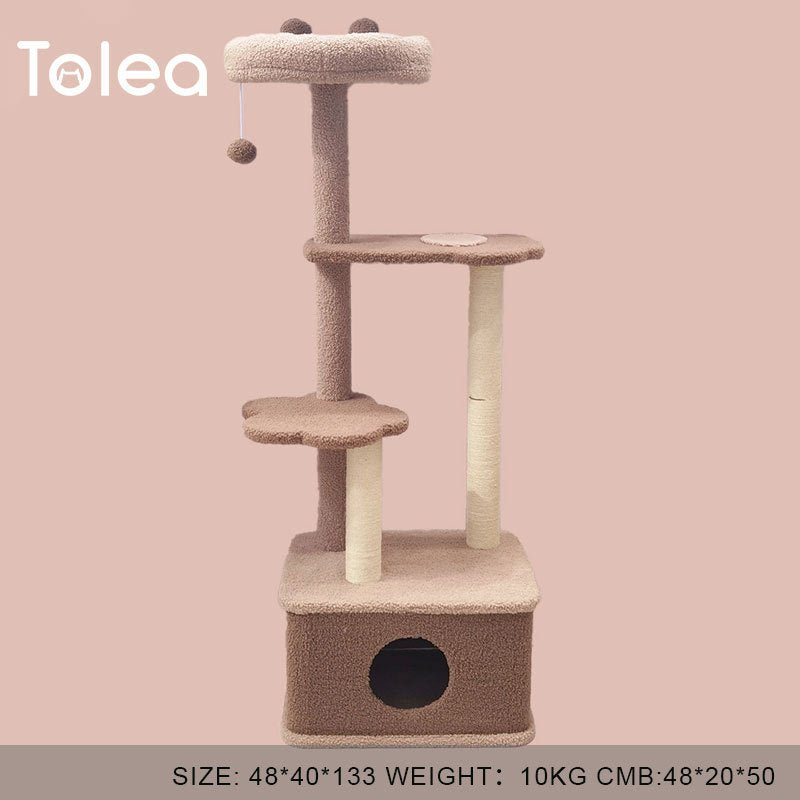 FuzzyBear Cat Scratching Post by TOLEA - Default Title - Furniture - Catati