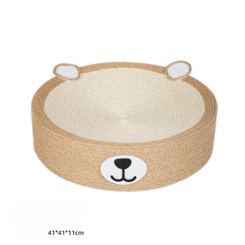 Hemp Fibre Cat Scratching Pad by Catati - Bear - Playing - Catati