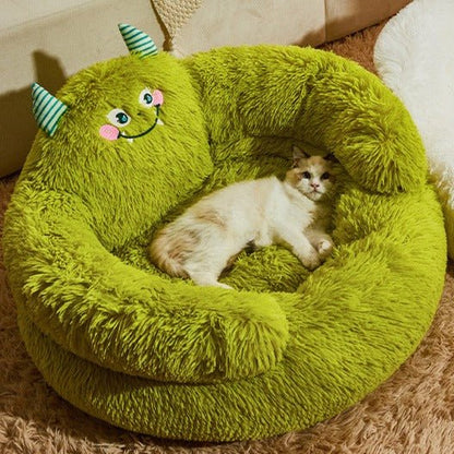 Horn Monster Cat Bed - catati - nz - cat - products - online