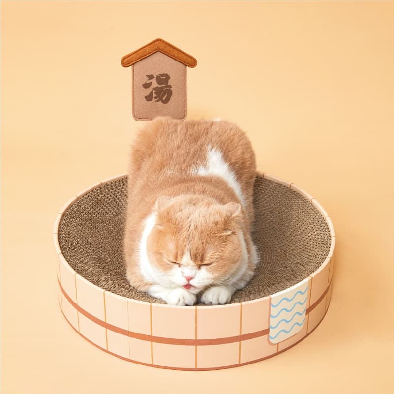 Hot Spring Cat Scratching Bed - catati - nz - cat - products - online