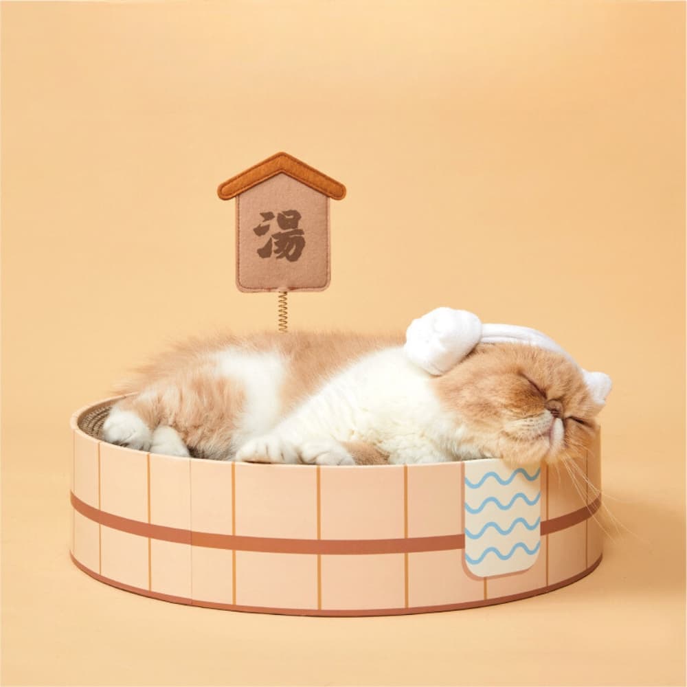 Hot Spring Cat Scratching Bed - catati - nz - cat - products - online