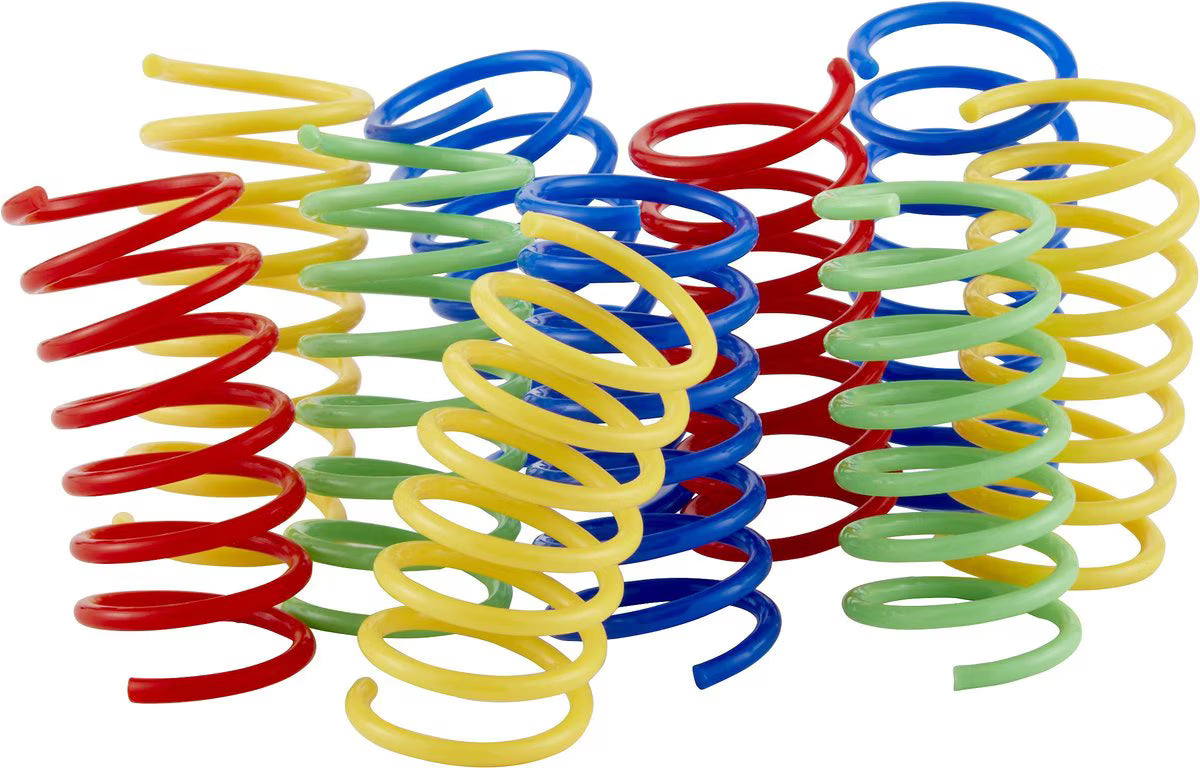 Colorful Spring Bounce Buy Cat Toy – Spring Bounce Toys for Cats (4-Pack) – Catati Cat Store