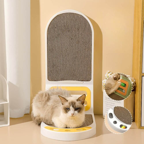 L Shape Cat Scratching Board - Green - Toys - Catati Cat Store