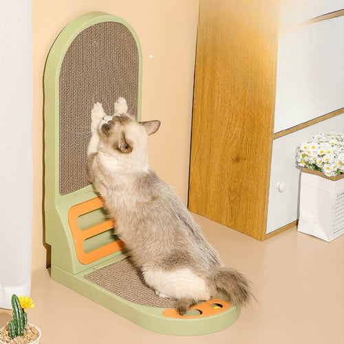 L Shape Cat Scratching Board - Green - Toys - Catati Cat Store