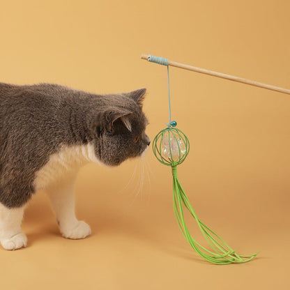 Lantern Ball Cat Teaser Wand - catati - nz - cat - products - online