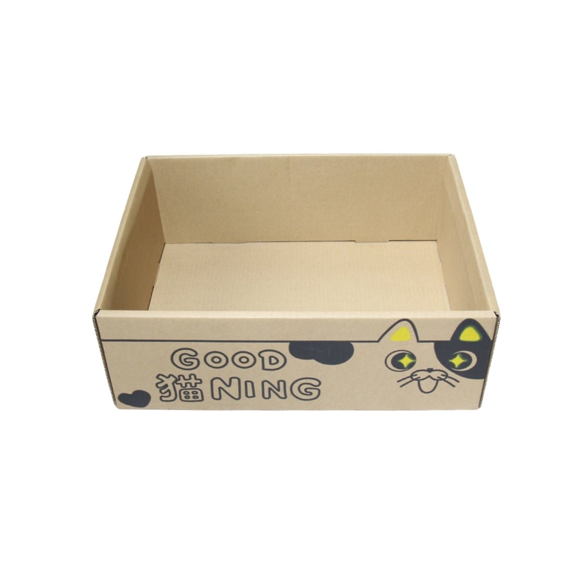 Large Corrugated Cardboard Cat Scratching Board & Box - catati - nz - cat - products - online