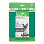 LickiMat Mini Tuff Soother Cat packaging for enriching cat feeding with a slow feeder.