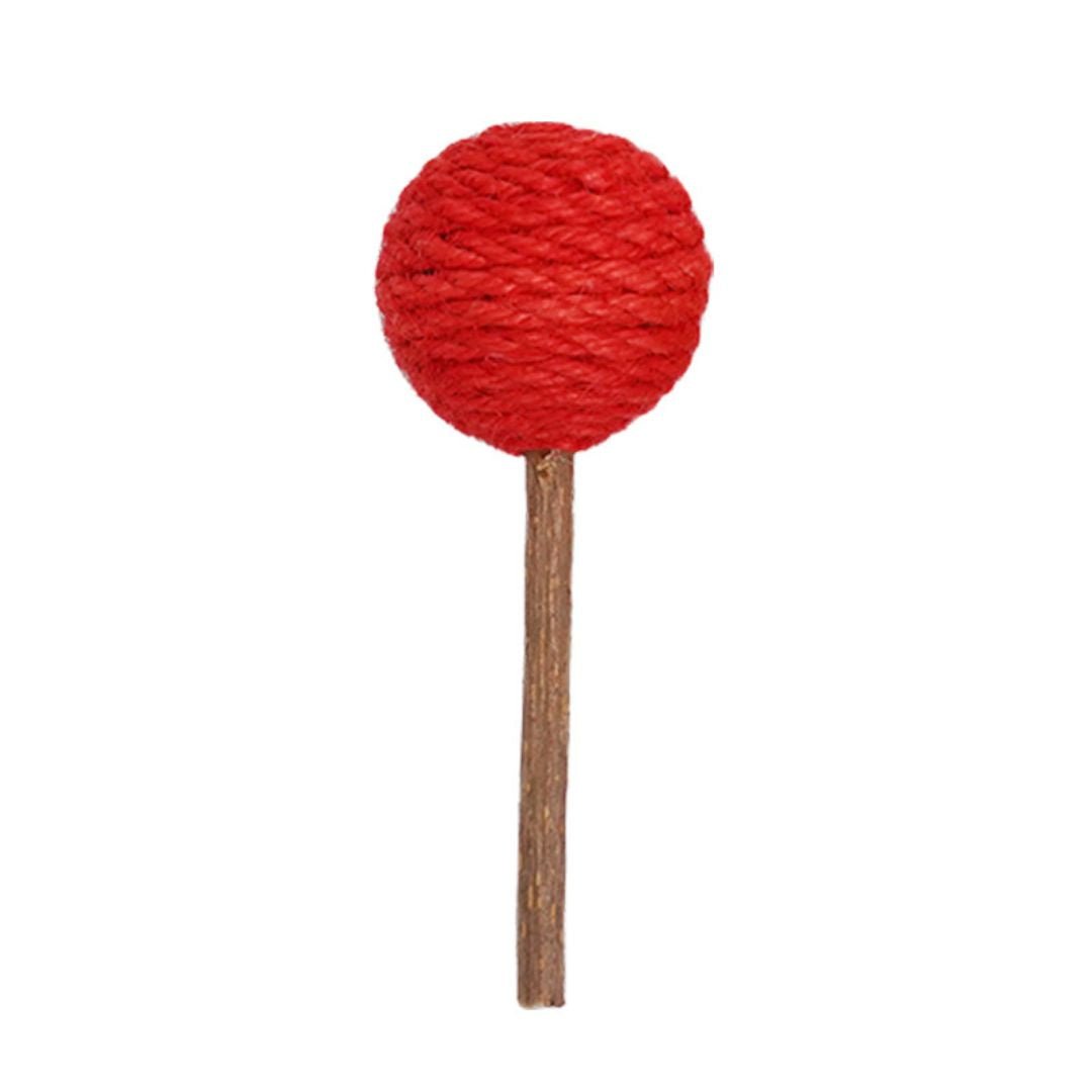 Lollipop Dental Cat Chew Toy by ZEZE - Red - Toy - Catati