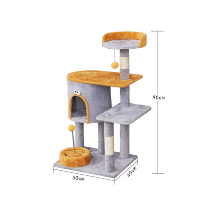 Monster Capsule Cat Tree with Scratching Post & Bed - catati - nz - cat - products - online