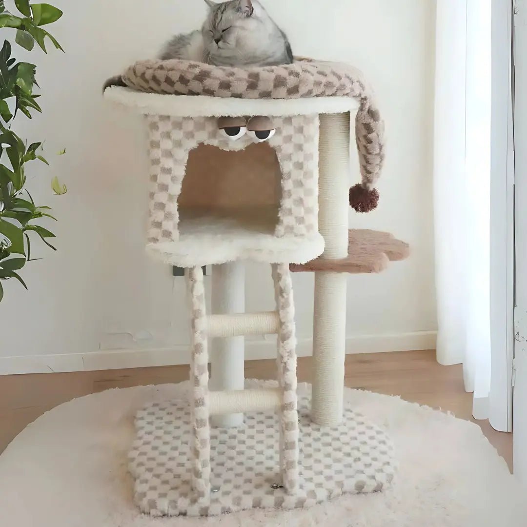 Monster Muffin Cat Tower – Compact Scratcher for NZ Homes by TOLEA - Default Title - Furniture - Catati