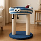 Monster Sailor Cat Bed & Scratching Post by TOLEA - Default Title - Furniture - Catati