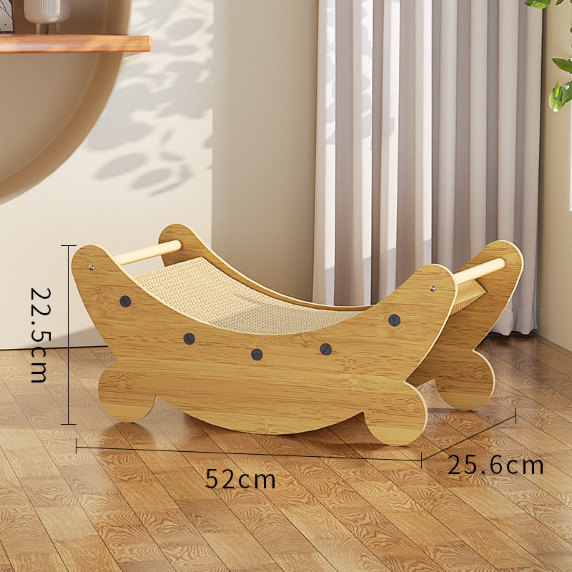 Moon Boat Cat Scratching Bed - catati - nz - cat - products - online