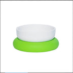 NeckEase Ceramic Raised Cat Bowl by ZEZE - Green - Feeder - Catati