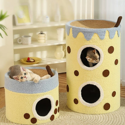 Pearl Milk Tea Cat House - catati - nz - cat - products - online