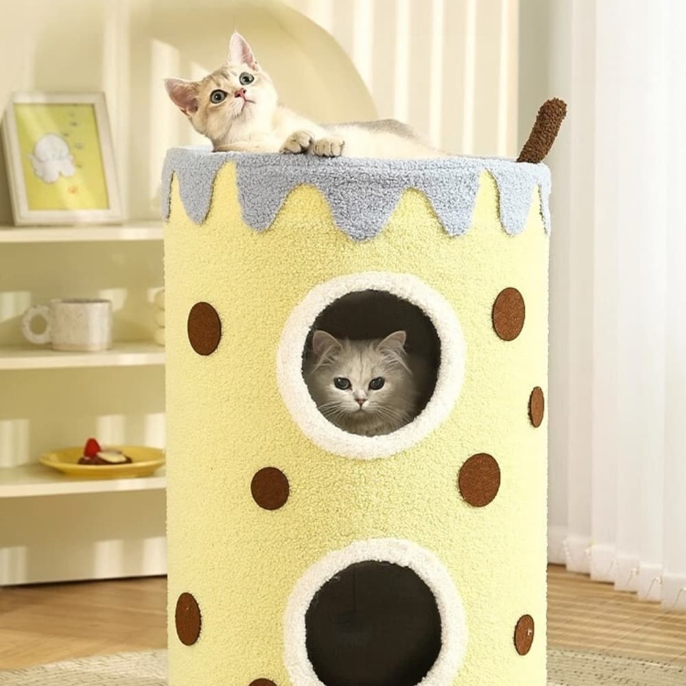 Pearl Milk Tea Cat House - catati - nz - cat - products - online