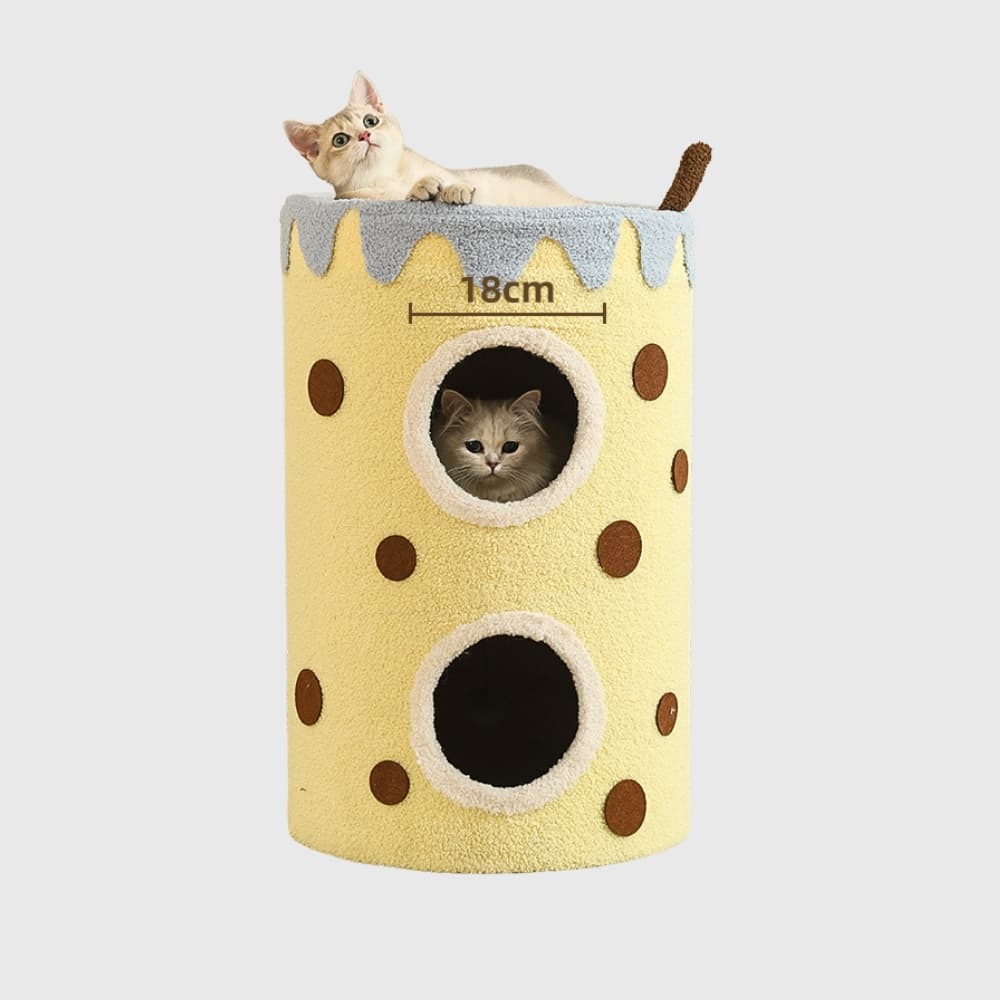 Pearl Milk Tea Cat House - catati - nz - cat - products - online